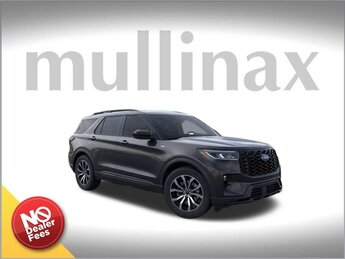 2025 Agate Black Metallic Ford Explorer ST-Line SUV 2.3L EcoBoost I-4 Engine Automatic