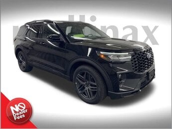 2025 AGATE BLACK Ford Explorer ST RWD Automatic 3.0L EcoBoost V6 Engine 4 Door