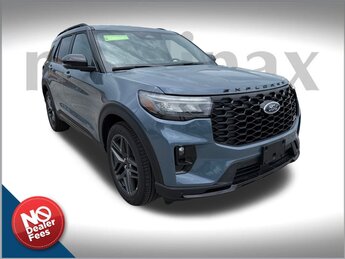 2025 Vapor Blue Metallic Ford Explorer ST 4 Door SUV RWD Automatic 3.0L EcoBoost V6 Engine