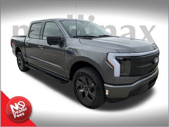 2025 Carbonized Gray Metallic Ford F-150 Lightning Flash Truck Electric Motor Engine Automatic AWD
