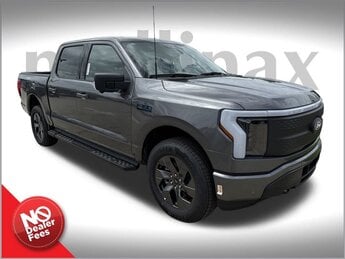 2025 Carbonized Gray Metallic Ford F-150 Lightning Flash AWD 4 Door Automatic Electric Motor Engine Truck