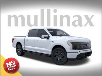 2025 Star White Metallic Tri-Coat Ford F-150 Lightning Lariat Truck Electric Motor Engine AWD 4 Door Automatic