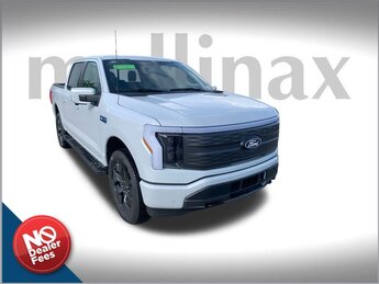 2025 Space White Metallic Ford F-150 Lightning Lariat Electric Motor Engine AWD Truck Automatic 4 Door