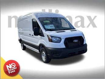 2024 Oxford White Ford Transit-250 Base 3.5L V6 Flex Fuel Engine Van RWD Automatic 3 Door