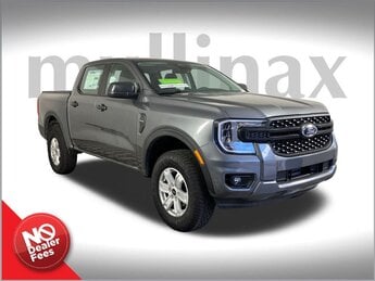 2025 Gray Metallic Ford Ranger XL 4 Door RWD EcoBoost 2.3L I4 GTDi DOHC Turbocharged VCT Engine Automatic