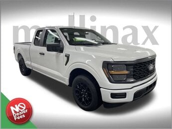 2025 OXFORD WHITE Ford F-150 STX RWD 2.7L V6 EcoBoost Engine Truck