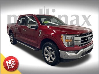2022 Rapid Red Metallic Tinted Clearcoat Ford F-150 Lariat Truck 4X4 4 Door 3.5L V6 EcoBoost Engine
