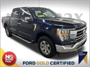 2023 Antimatter Blue Metallic Ford F-150 Lariat Truck 3.5L V6 EcoBoost Engine Automatic 4X4