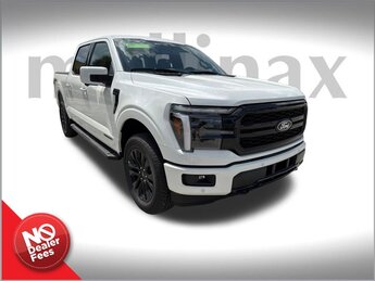 2025 White Ford F-150 Lariat 4 Door 4X4 Automatic 3.5L PowerBoost Full-Hybrid V6 Engine