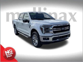 2025 Star White Metallic Tri-Coat Ford F-150 Lariat 3.5L PowerBoost Full-Hybrid V6 Engine Automatic Truck
