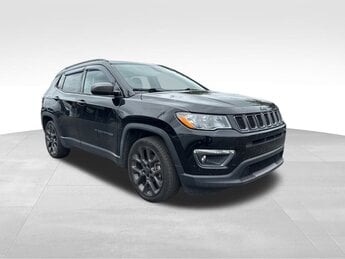 2021 Diamond Black Crystal Pearlcoat Jeep Compass 80th Special Edition 4 Door SUV Automatic