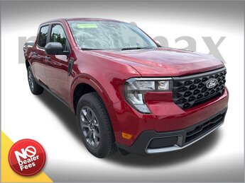 2025 Ruby Red Ford Maverick XLT 2.5L I-4 Hybrid Engine Automatic (CVT) 4 Door FWD