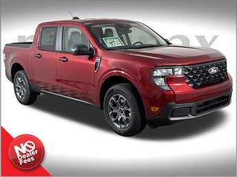 2025 Ruby Red Metallic Tinted Clearcoat Ford Maverick XLT Automatic (CVT) Truck 2.5L I-4 Hybrid Engine 4 Door