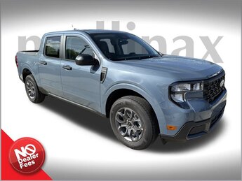 2025 Azure Gray Metallic Tri-Coat Ford Maverick XLT 4 Door 2.5L I-4 Hybrid Engine FWD Automatic (CVT)