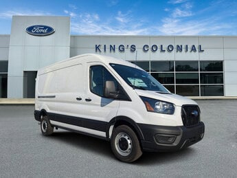 2024 Oxford White Ford Transit T-250 Medium Roof Cargo Van RWD Automatic 3 Door