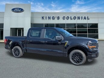 2025 Agate Black Metallic Ford F-150 Crew Cab STX Truck 4 Door Regular Unleaded 2.7 L EcoBoost Engine