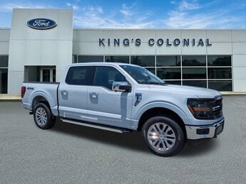 2025 Space White Metallic Ford F-150 Crew Cab 4x4 XLT Automatic 4 Door 4X4 Truck