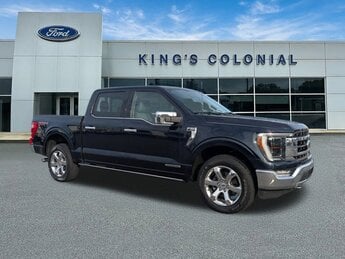 2021 Ford F-150 Crew Cab 4x4 Lariat FX4 3.5 Power Boost w/Leather Buckets, 12 Screen, & Pwr Boards Truck 4X4 PowerBoost Full-Hybrid V6 3.5 L Engine 4 Door Automatic
