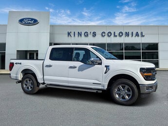 2025 Oxford White Ford F-150 Crew Cab 4x4 XLT PowerBoost Full-Hybrid V6 3.5 L Engine 4X4 4 Door Truck