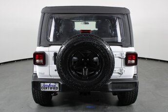 2021 Bright White Clearcoat Jeep Wrangler Unlimited Sport Manual SUV 3.6L V6 24V VVT Engine 4X4 4 Door