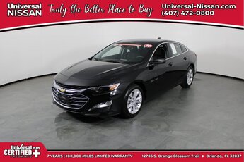 2024 Mosaic Black Metallic Chevrolet Malibu LT FWD 4 Door Sedan 1.5L DOHC Engine