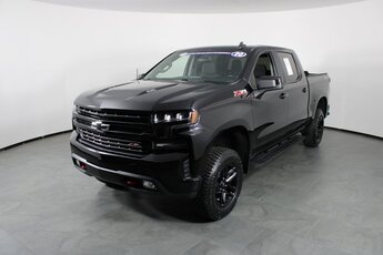 2020 Black Chevrolet Silverado 1500 LT Trail Boss 4X4 EcoTec3 6.2L V8 Engine Truck Automatic 4 Door