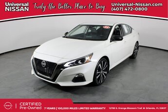 2022 Pearl White Tricoat Nissan Altima 2.5 SR Sedan 4 Door 2.5L 4-Cylinder DOHC 16V Engine Automatic (CVT) FWD