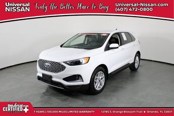 2024 Oxford White Ford Edge SEL Automatic EcoBoost 2.0L I4 GTDi DOHC Turbocharged VCT Engine AWD SUV