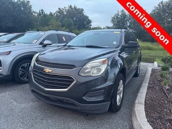 2017 Nightfall Gray Metallic Chevrolet Equinox LS SUV 2.4L 4-Cylinder SIDI DOHC VVT Engine FWD Automatic 4 Door