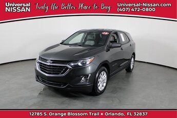 2018 Nightfall Gray Metallic Chevrolet Equinox LS 4 Door FWD Automatic 1.5L DOHC Engine SUV