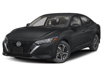 2025 Super Black Nissan Sentra SV 4 Door Sedan FWD 2.0L I4 DOHC Engine Automatic (CVT)