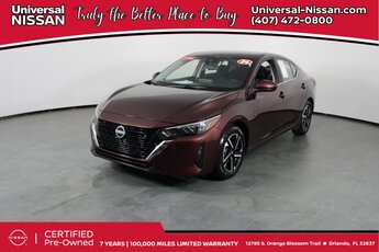 2024 Rosewood Metallic Nissan Sentra SV 2.0L I4 DOHC Engine FWD 4 Door