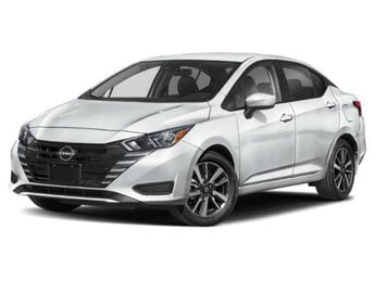 2025 Aspen White Tricoat Nissan Versa 1.6 SV 1.6L I4 DOHC 16V Engine FWD 4 Door Sedan