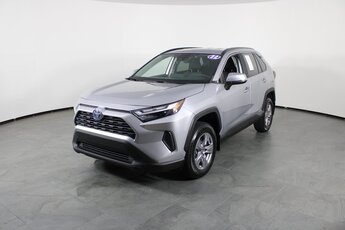 2022 Silver Sky Metallic/Midnight Black Metallic Toyota RAV4 Hybrid XLE AWD 4 Door SUV