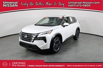2025 Everest White Pearl Nissan Rogue SV FWD Automatic (CVT) 4 Door SUV