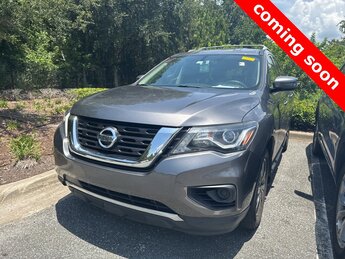 2019 Gun Metallic Nissan Pathfinder S Automatic (CVT) 4 Door V6 Engine SUV FWD