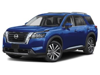 2025 Deep Ocean Blue Pearl Nissan Pathfinder Platinum FWD SUV 4 Door Automatic 3.5L V6 DOHC Engine