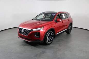 2020 Calypso Red Hyundai Santa Fe SEL Automatic 2.0L Turbocharged Engine FWD 4 Door SUV