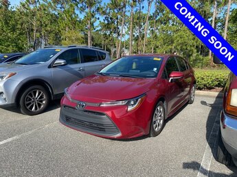 2023 Red Toyota Corolla LE 4 Door FWD 2.0L I4 DOHC 16V Engine Sedan