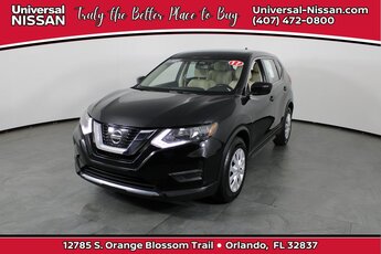 2017 Magnetic Black Nissan Rogue S 2.5L I4 DOHC 16V Engine FWD 4 Door