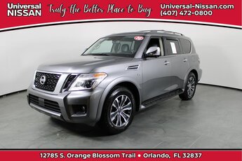 2020 Gun Metallic Nissan Armada SL 5.6L V8 Engine SUV RWD Automatic