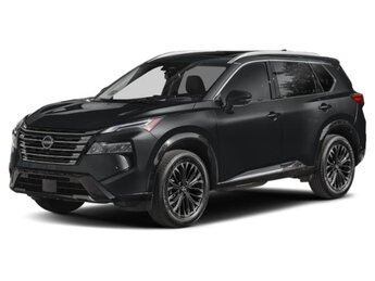 2025 Super Black Nissan Rogue Platinum SUV Automatic (CVT) 4 Door