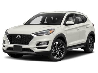 2019 White Pearl Hyundai Tucson Sport SUV 2.4L I4 DGI DOHC 16V Engine AWD Automatic 4 Door
