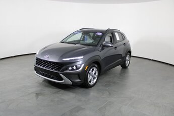 2023 Thunder Gray Hyundai Kona SEL Automatic (CVT) 4 Door 2.0L I4 DOHC Dual CVVT Engine SUV