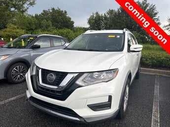 2018 Glacier White Nissan Rogue SV 4 Door Automatic (CVT) 2.5L I4 DOHC 16V Engine