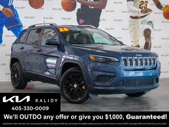 2020 Slate Blue Pearlcoat Jeep Cherokee Latitude 4 Cylinder Engine Automatic 4 Door 4X4