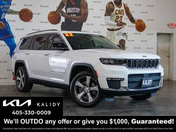 2022 Bright White Clearcoat Jeep Grand Cherokee L Limited Automatic SUV RWD