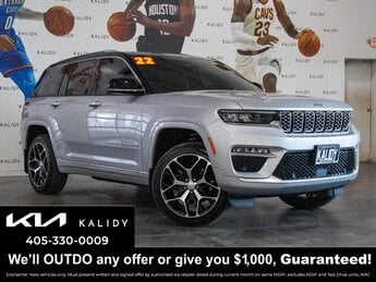 2022 Jeep Grand Cherokee 4xe Summit Reserve 4X4 4 Cylinder Engine 4 Door