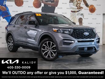 2022 Carbonized Gray Metallic Ford Explorer ST-Line 4 Cylinder Engine 4X4 SUV