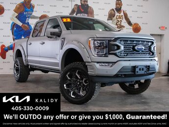 2022 Agate Black Metallic Ford F-150 LARIAT Automatic 4 Door Truck